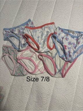 The Beaufort Bonnet Company Girls' Briefs Pack - Pink, Blue, White